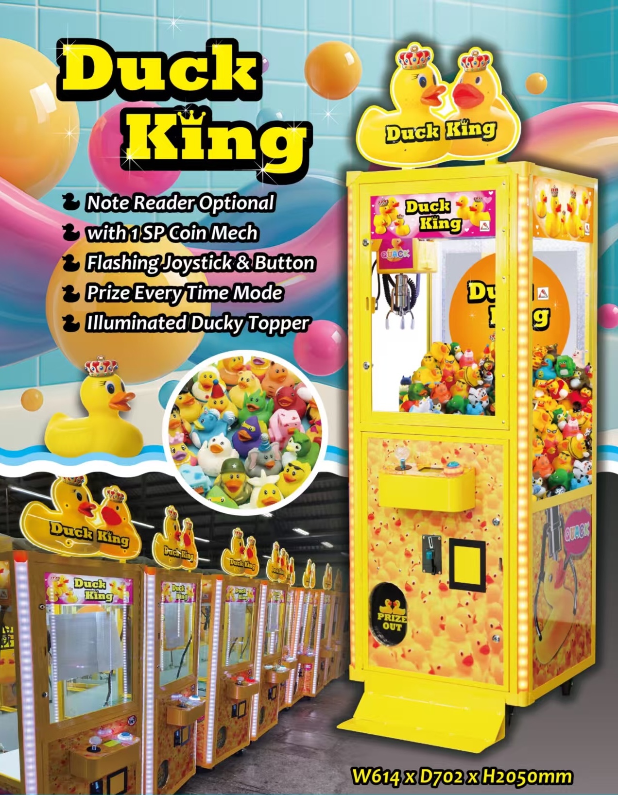 Duck King Claw Machine